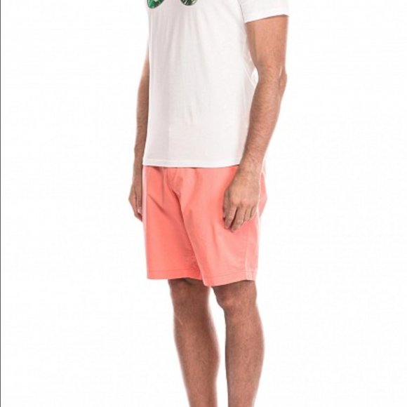 Michael Kors MK Stretch Flat Front Pink Summer Shorts Men's Size 28 MSRP $70 - Picture 3 of 4